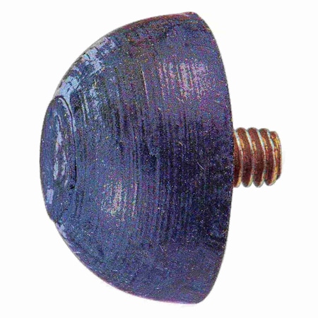 Midwest Fastener #8-32 x 3/4" Rubber Coarse Thread M Spherical Bumper Mount 2PK 930866